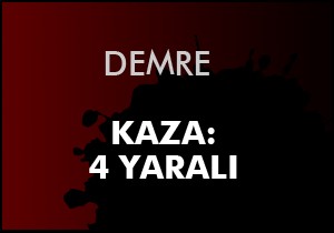 Kaza; 4 yaralı