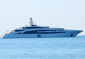Kazak milyarder lüks yatıyla Belek'te
