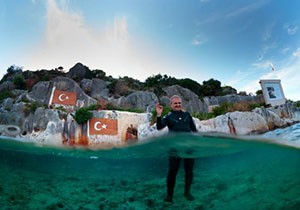 Kekova'daki batık kent, kontrollü dalışa açılıyor