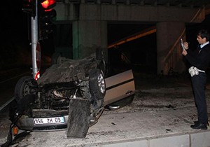Kemer'de kaza: 1 yaralı