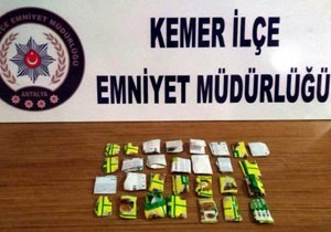 Kemer'de uyuşturucu operasyonu