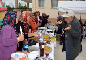 Okul yararına kermes