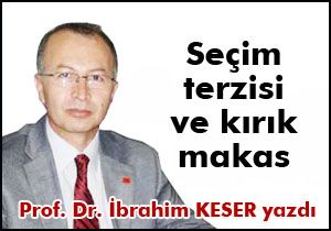 Seçim terzisi ve kırık makas
