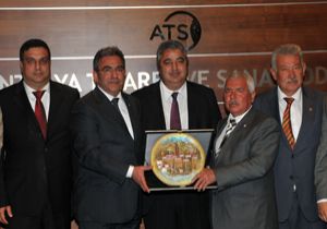 Kıbrıslı başkanlar ATSO'da