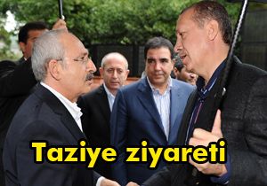 Kılıçdaroğlu ndan Erdoğan a taziye ziyareti