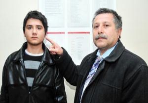 Oğlunu dövenleri şikayet etti