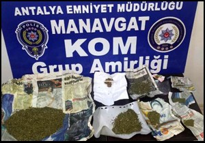 Manavgat'ta uyuşturucu operasyonu