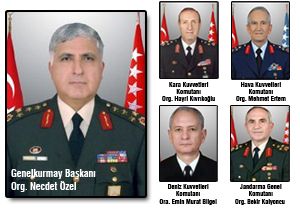İşte yeni komuta kademesi