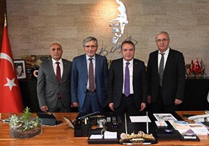 Başkan Böcek, sendikacıları ağırladı