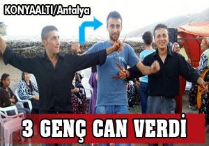 Konyaaltı'nda çadırda kalan 3 genç can verdi
