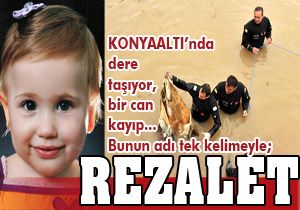 Konyaaltı'nda dere taşıyor bir can sularda kayboluyor