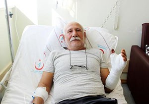 Kopan parmak 3 saatte dikildi