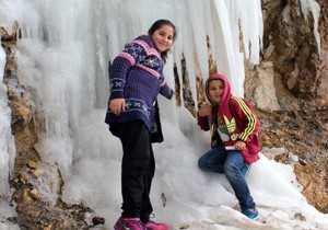Gazipaşa'da karlı tatil
