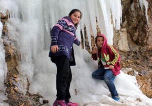 Gazipaşa da karlı tatil