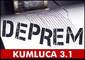 Kumluca da 3.1 lik deprem