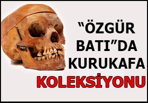  Özgür Batı da kafatası koleksiyonu