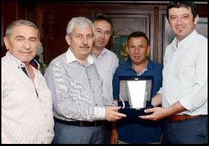 KUTSO'dan Çetinkaya'ya teşekkür ziyareti