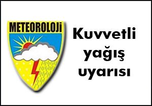 Antalya için kuvvetli yağış uyarısı