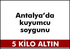 Kameralar önündeki kuyumcudan hırsızlık