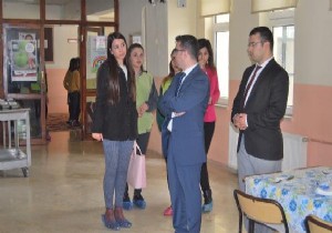 Kaymakam Nasır okulları denetledi