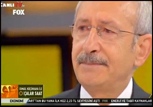 Kılıçdaroğlu canlı yayında ağladı