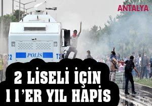 Savcı,  2 liseli eylemci için 11'er yıl hapis istedi