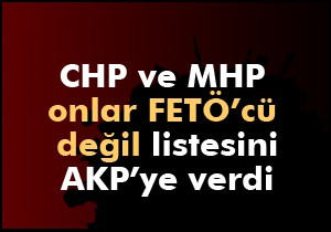 Mağdur listeleri AKP'de