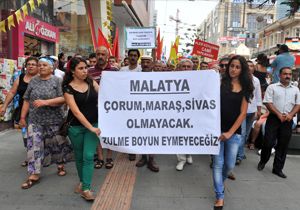 Antalya'da aleviler Malatya için buluştu