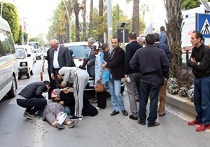Manavgat'ta kaza: 1 yaralı