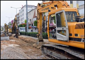 Manavgat a 38 bin 500 metre kanalizasyon hattı