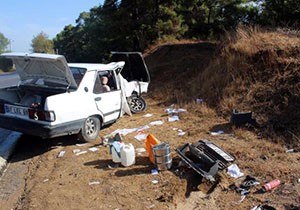 Manavgat'ta kaza: 1 yaralı