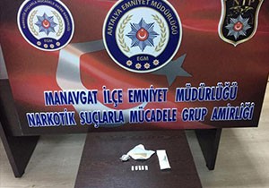 Manavgat'ta uyuşturucu operasyonu