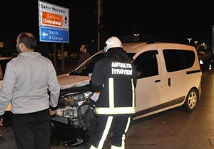Manavgat'ta kaza: 1 yaralı