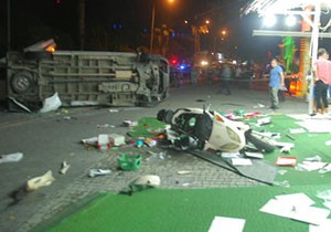 Manavgat'ta kaza: 6 yaralı
