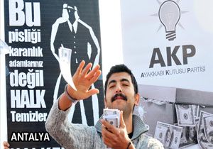 Antalya'da protesto