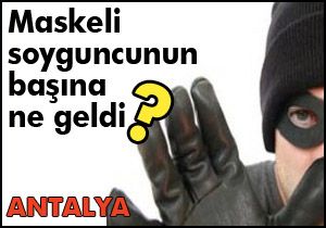 Maskeli soyguncular çuvalı bırakıp kaçtı