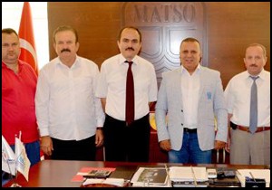 Vergi dairesi müdürü'nden MATSO'ya ziyaret