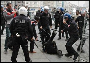 Taksim bir anda karıştı