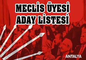 İşte CHP meclis üyesi aday listesi