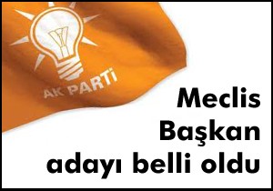 Ak Parti Meclis Başakan adayı Yılmaz