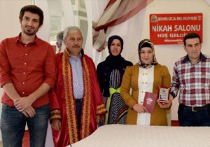 Kumluca'da geçen yıl 485 çift evlendi