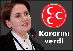 Kararını verdi