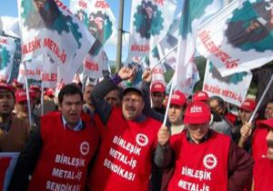Metal işçileri grevde