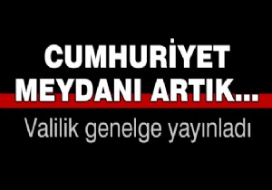 Cumhuriyet Meydanı 'yalın' kalacak