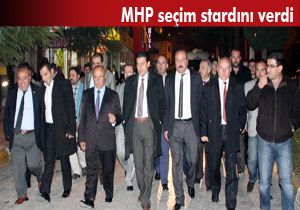MHP seçim startını Emlalı'da verdi
