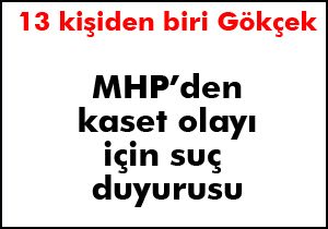 MHP den kaset için suç duyurusu