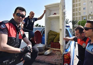 Antalya'da midye dolma operasyonu