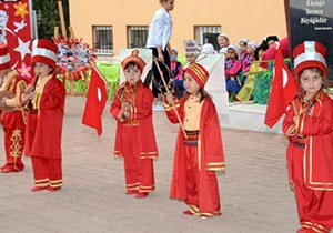 Minik öğrenciler hünerlerini sergiledi