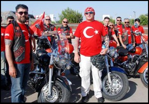 Motorculardan 19 Mayıs konvoyu