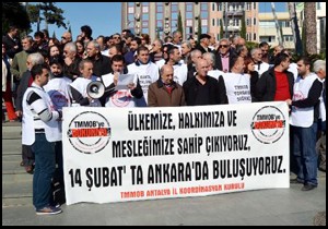 Mühendis ve mimarlar yola düştü